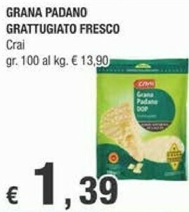 Crai Crai - Grana Padano DOP Grattugiato Fresco offerta