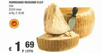 Crai Crai - Parmigiano Reggiano DOP Grattugiato Fresco 100 G(ml) offerta