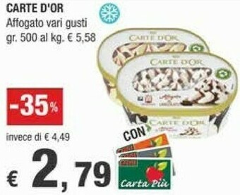 Crai Carte d'or Affogato Al Caffè 500 G(ml) offerta