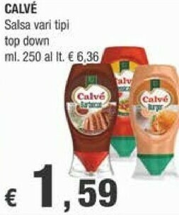 Crai Calvè Salsa offerta