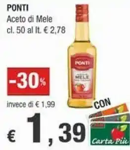 Crai Ponti Aceto Di Mele offerta