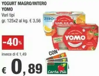 Crai Yomo Yogurt Magro offerta