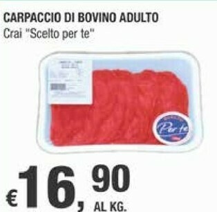 Crai Crai Carpaccio Di Bovino Adulto offerta