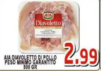 Sacoph Aia Diavoletto di Pollo Peso Minimo Garantito 800gr offerta