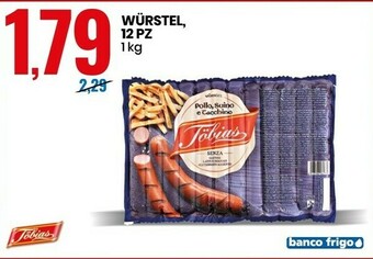 Eurospin Tobias - Wurstel Con Pollo E Tacchino 1000 G(ml) offerta