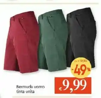 Galassia Bermuda Uomo Tinta Unita offerta