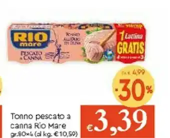 Galassia Rio Mare Tonno Pescato A Canna offerta