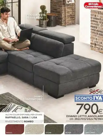 Mondo Convenienza Stone Divani letto offerta