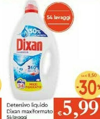 Galassia Dixan Detersivo Lavatrice offerta