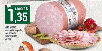 CIRO AMODIO mortadella magrella con pistacchi/ senza pistacchi