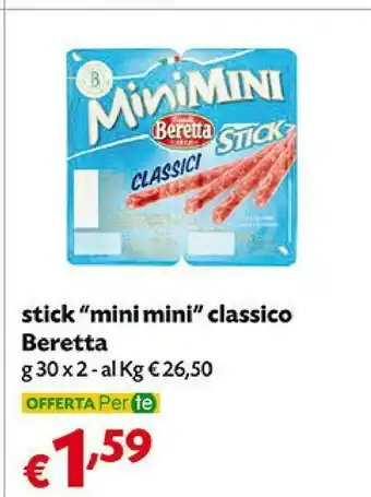 Pam Beretta Stick Mini Mini Gli Originali Classici Zero 24 60 G(ml) offerta