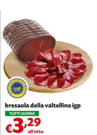 Pam Bresaola Della Valtellina Igp offerta
