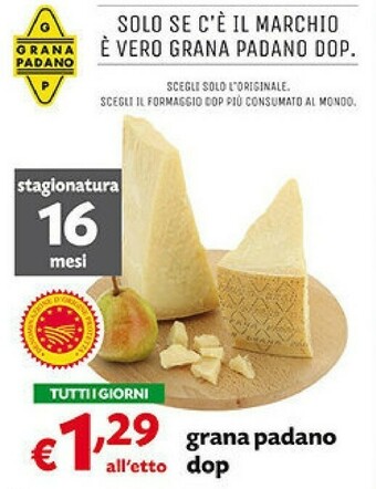 Pam Grana Padano DOP offerta