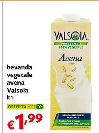 Pam Valsoia Avena Drink 1000 G(ml) offerta