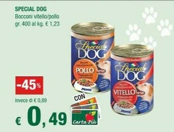Crai Monge Special DOG Bocconcini Vitello offerta
