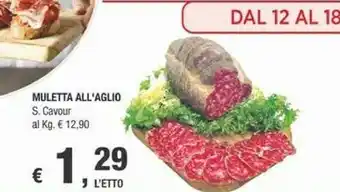 Cavour Muletta All' Aglio