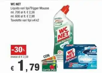 Crai Wc net Liquido Vari Tipi offerta