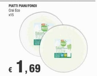 Crai Crai Piatti Piani 15 Pz offerta