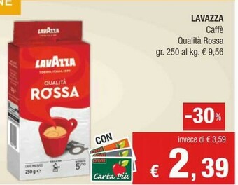 Crai Lavazza Caffe Qualita Rossa offerta