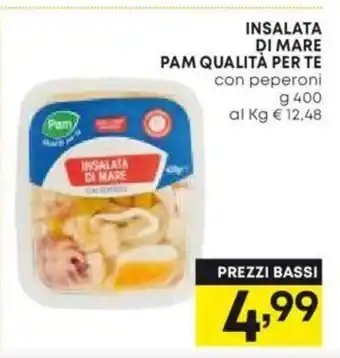 Panorama INSALATA DI MARE PAM QUALITÀ PER TE con peperoni g 400 offerta
