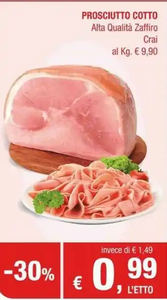 Crai Crai Prosciutto Cotto offerta