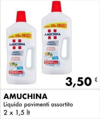 Iper Tosano AMUCHINA Liquido pavimenti assortito 2 x 1,5 lt offerta