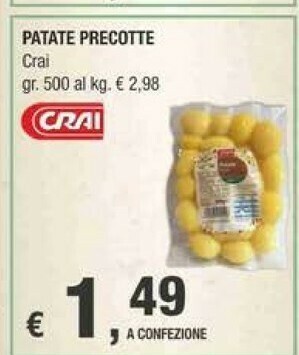 Crai Crai Patate Precotte offerta