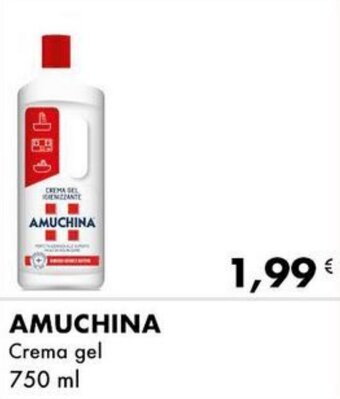 Iper Tosano AMUCHINA Crema gel 750 ml offerta