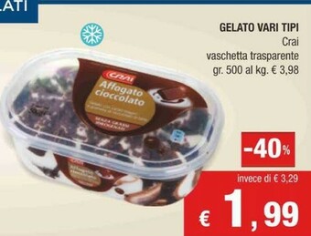 Crai Crai Gelato Vaschetta Transparente offerta