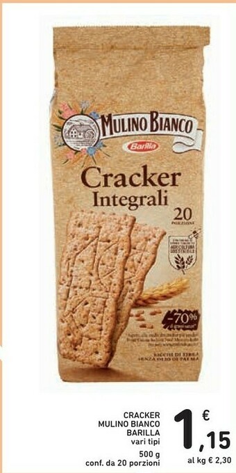 Conad Mulino Bianco Cracker offerta