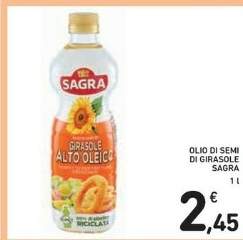 Conad Sagra - Olio Di Semi Di Girasole 1000 G(ml) offerta