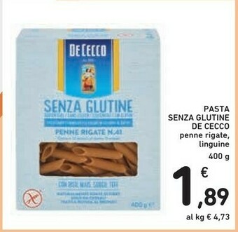 Conad De Cecco Pasta Senza Glutine offerta