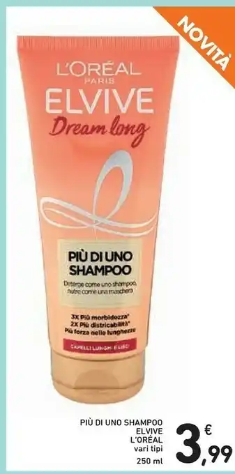 Conad L'Oreal Elvive Drem Long Piu Di Uno Shampoo Capelli Ricci 250ml offerta