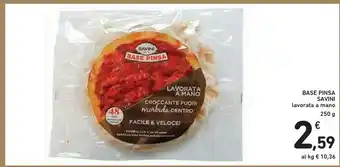 Conad Savini Base Pinsa Lavorata A Mano offerta