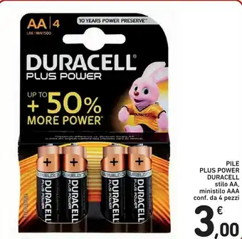 Conad Duracell Pile offerta