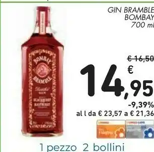 Conad Bombay Gin Bramble offerta