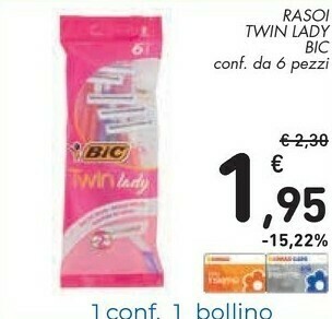 Conad Bic Rasoi Twin Lady offerta
