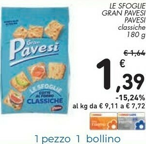 Conad Pavesi Le Sfoglie Gran Classiche offerta