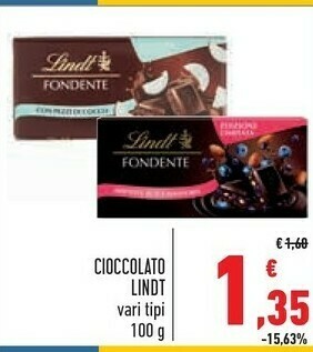 Conad Lindt Cioccolato offerta