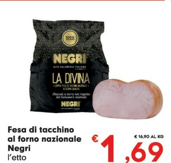 Despar Negri Fesa Di Tacchino Al Forno Nazionale offerta