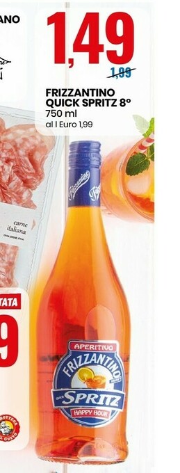 Eurospin Frizzantino Quick Spritz 8 offerta