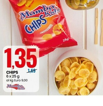 Eurospin Mambo kids Chips Croccanti 150 G(ml) offerta
