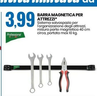 Eurospin Keiros Barra Magnetica Per Attrezzi offerta