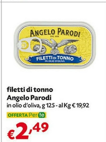 Pam Angelo parodi Filetti Di Tonno offerta