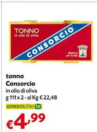 Pam Consorcio Tonno In Olio Di Oliva offerta