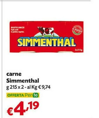 Pam Simmenthal Carne offerta