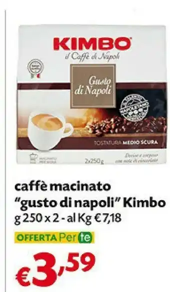 Pam Kimbo Caffe Macinato Gusto Di Napoli 500 G offerta