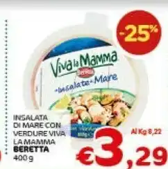 Crai Beretta Beretta - Insalata di Quinoa con Verdure Viva la Mamma 400 g(ml) offerta