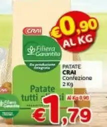 Crai Crai Patate Confezione 2000 G offerta