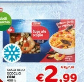 Crai Crai Sugo Allo Scoglio offerta